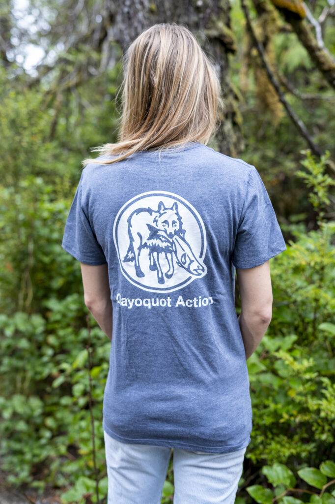 HEATHER BLUE CA T-SHIRT BACK